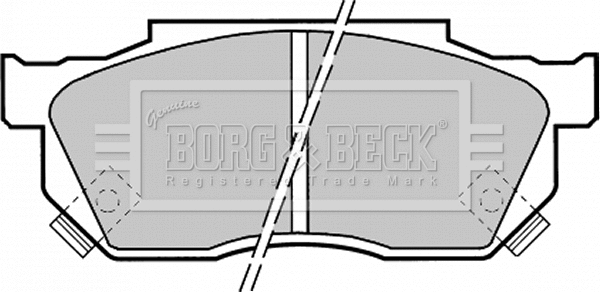 Brake Pad Set, disc brake (BBP1369)