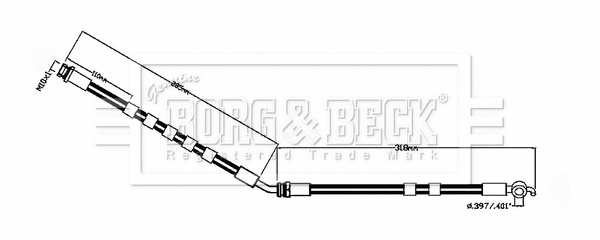 Brake Hose (BBH8855)