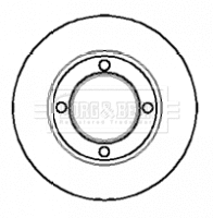 Brake Disc (BBD4867)
