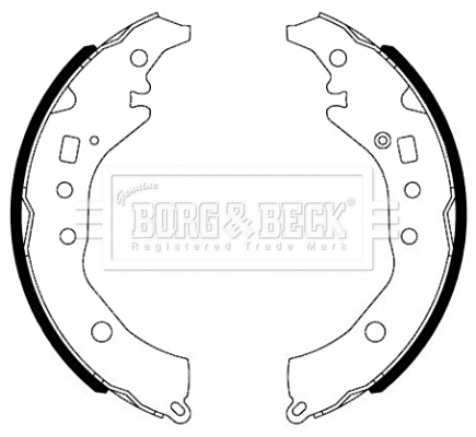 Brake Shoe Set (BBS6493)