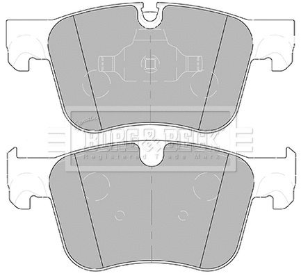 Brake Pad Set, disc brake (BBP2453)