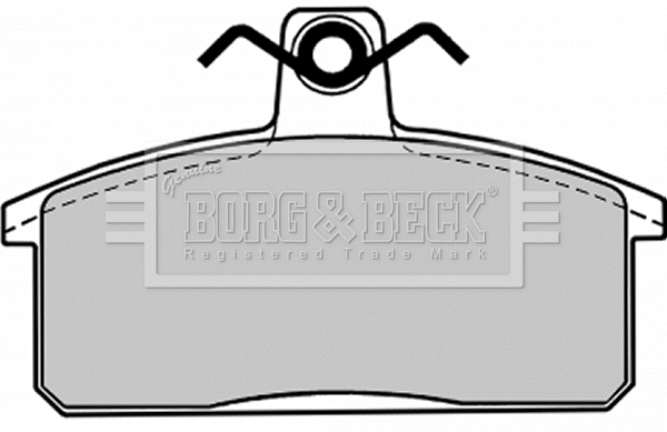 Brake Pad Set, disc brake (BBP1017)