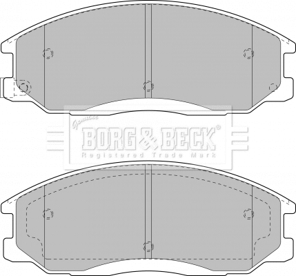 Brake Pad Set, disc brake (BBP1789)