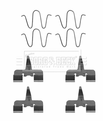 Accessory Kit, disc brake pad (BBK1206)
