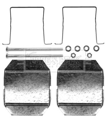 Accessory Kit, disc brake pad (BBK1207)