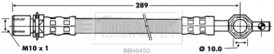 Brake Hose (BBH6450)