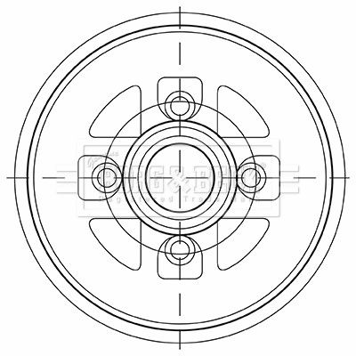 Brake Drum (BBR7269)