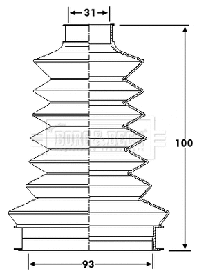 Bellow Kit, drive shaft (BCB6202)