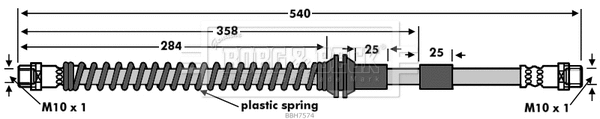 Brake Hose (BBH7574)