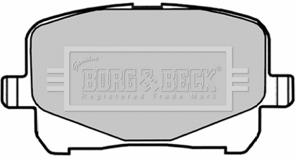 Brake Pad Set, disc brake (BBP1835)