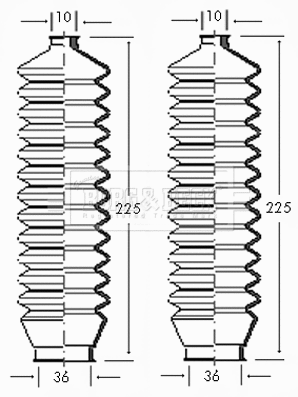 Bellow Kit, steering (BSG3038)