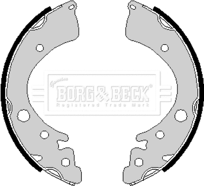 Brake Shoe Set (BBS6160)