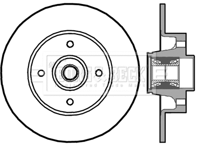 Brake Disc (BBD5896S)