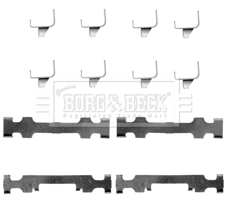 Accessory Kit, disc brake pad (BBK1182)