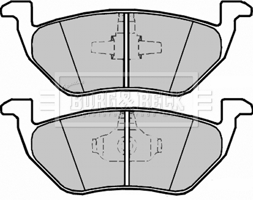 Brake Pad Set, disc brake (BBP2328)
