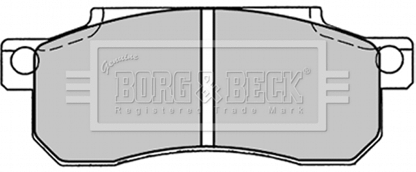 Brake Pad Set, disc brake (BBP1207)