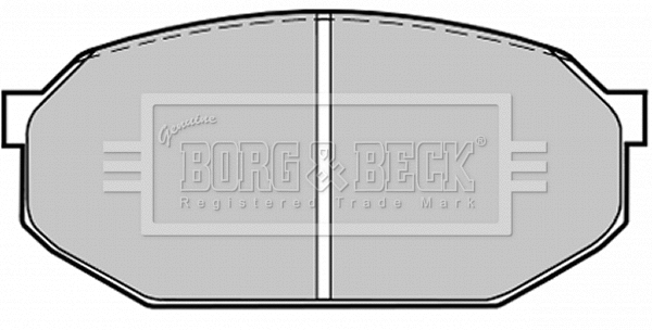 Brake Pad Set, disc brake (BBP1205)