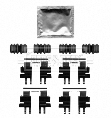 Accessory Kit, disc brake pad (BBK1645)