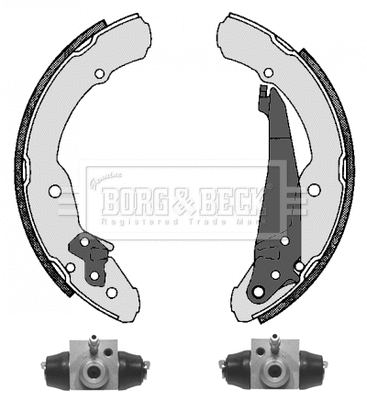 Brake Shoe Set (BBS1067K)