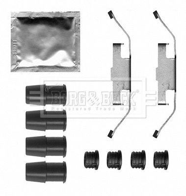 Accessory Kit, disc brake pad (BBK1630)