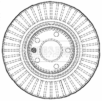 Brake Disc (BBD5905S)