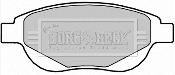 Brake Pad Set, disc brake (BBP2287)