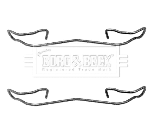 Accessory Kit, disc brake pad (BBK1039)