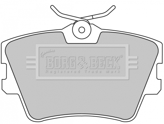 Brake Pad Set, disc brake (BBP1501)