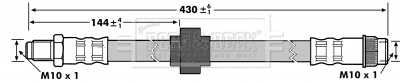 Brake Hose (BBH7177)