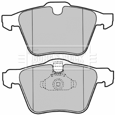 Brake Pad Set, disc brake (BBP2022)