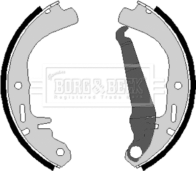 Brake Shoe Set (BBS6076)