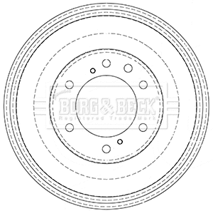 Brake Drum (BBR7245)
