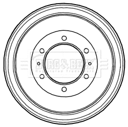 Brake Drum (BBR7210)