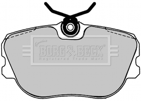 Brake Pad Set, disc brake (BBP1238)