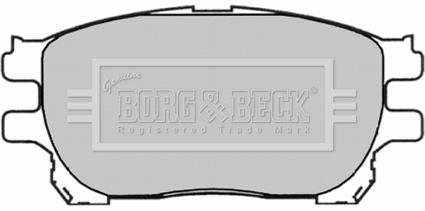 Brake Pad Set, disc brake (BBP1836)