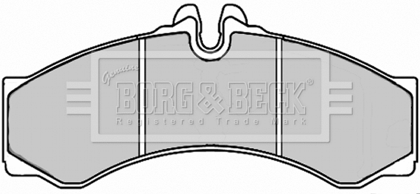 Brake Pad Set, disc brake (BBP2247)
