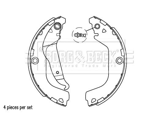 Brake Shoe Set