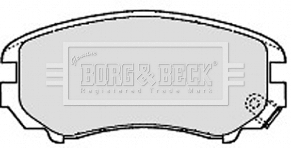 Brake Pad Set, disc brake (BBP1884)
