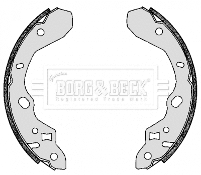 Brake Shoe Set (BBS6275)