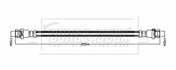 Brake Hose (BBH8856)