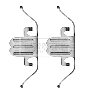 Accessory Kit, disc brake pad (BBK1290)