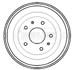 Brake Drum (BBR7193)