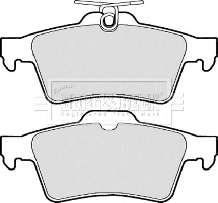 Brake Pad Set, disc brake (BBP1931)