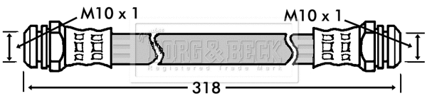 Brake Hose (BBH7246)