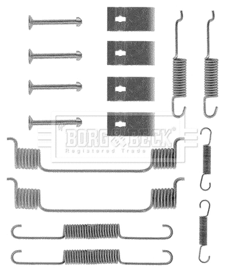 Accessory Kit, brake shoes (BBK6096)