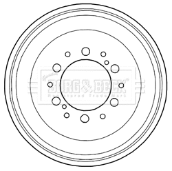 Brake Drum (BBR7232)