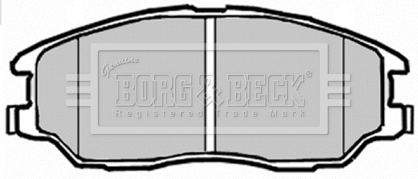 Brake Pad Set, disc brake (BBP1912)
