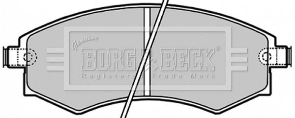 Brake Pad Set, disc brake (BBP1658)