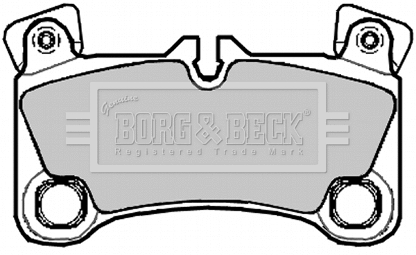 Brake Pad Set, disc brake (BBP2092)