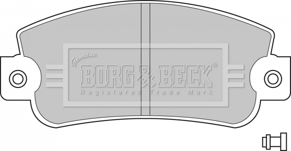 Brake Pad Set, disc brake (BBP1094)